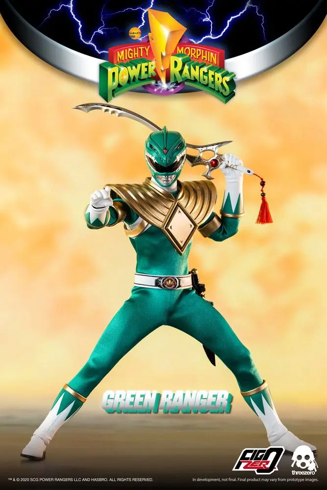 Mighty Morphin Power Rangers FigZero akciófigura 1/6 Green Ranger 30 cm termékfotó