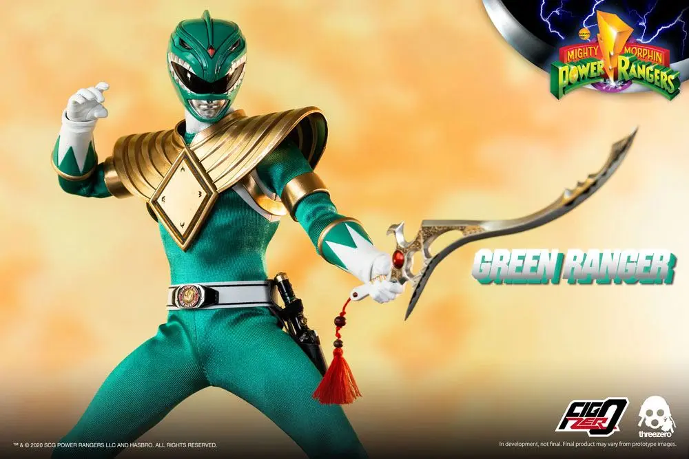 Mighty Morphin Power Rangers FigZero akciófigura 1/6 Green Ranger 30 cm termékfotó