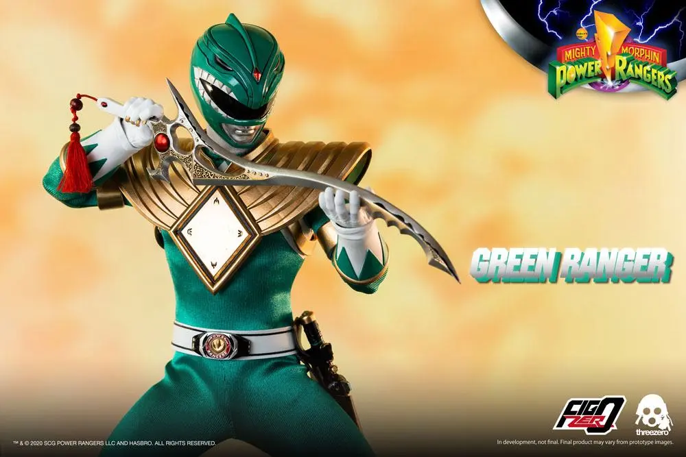 Mighty Morphin Power Rangers FigZero akciófigura 1/6 Green Ranger 30 cm termékfotó
