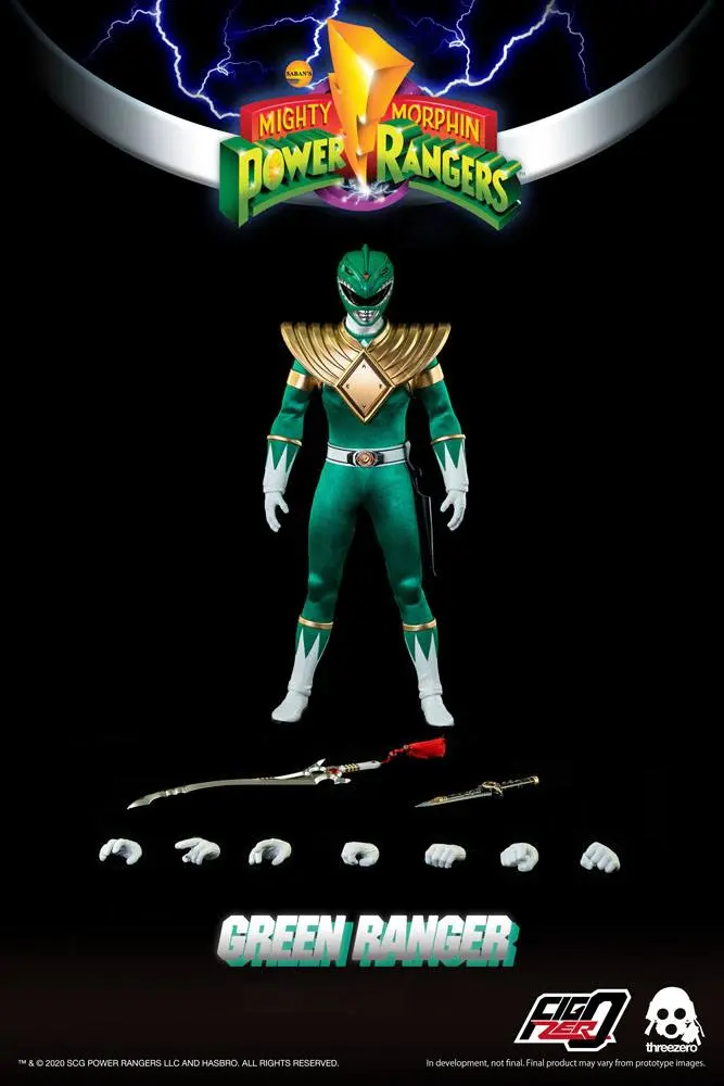 Mighty Morphin Power Rangers FigZero akciófigura 1/6 Green Ranger 30 cm termékfotó