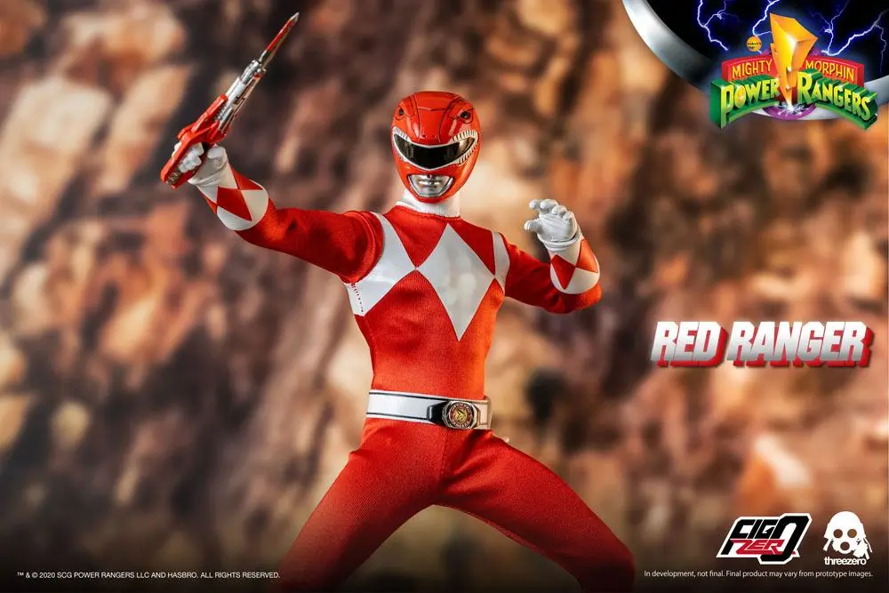 Mighty Morphin Power Rangers FigZero akciófigura 1/6 Red Ranger 30 cm termékfotó