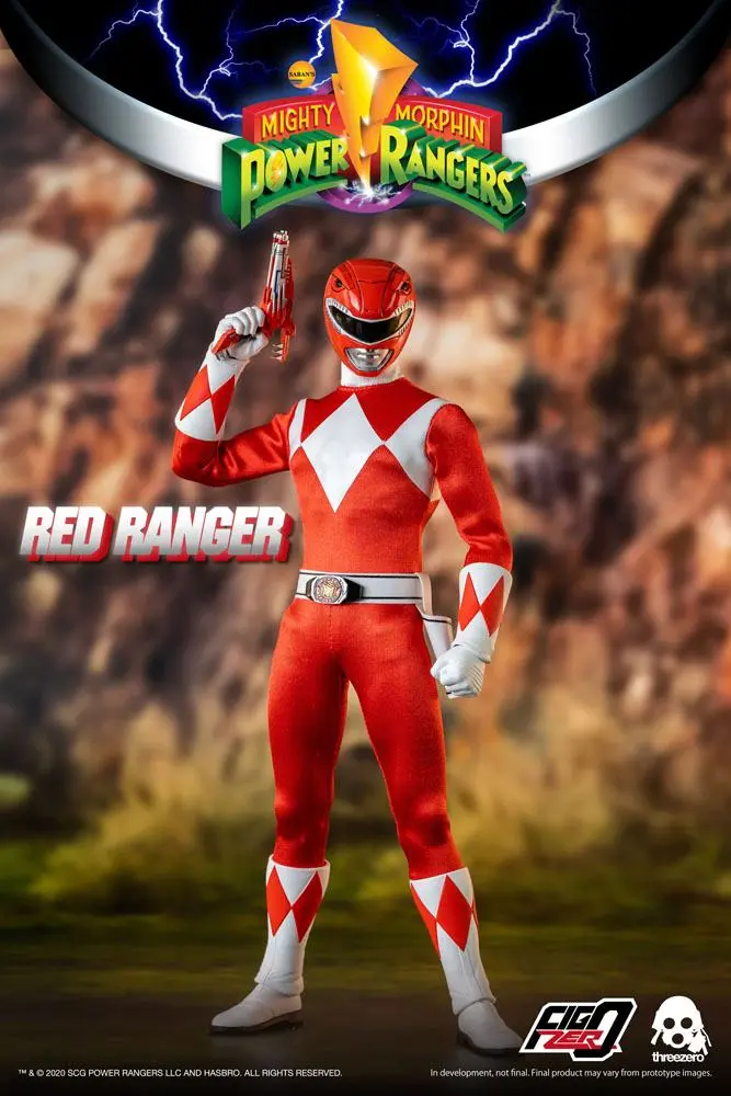 Mighty Morphin Power Rangers FigZero akciófigura 1/6 Red Ranger 30 cm termékfotó