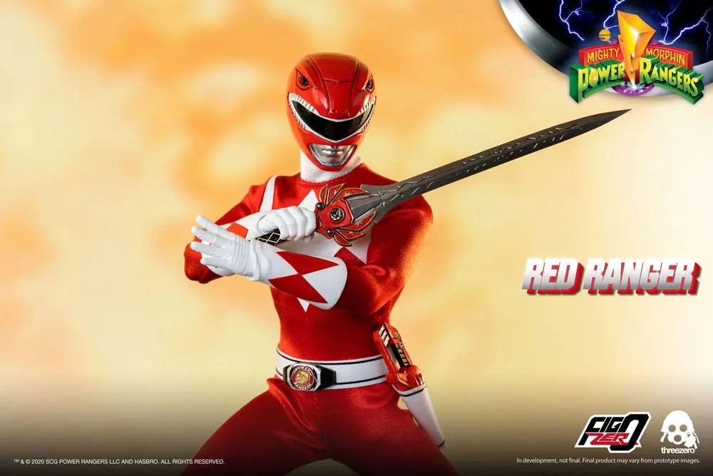 Mighty Morphin Power Rangers FigZero akciófigura 1/6 Red Ranger 30 cm termékfotó