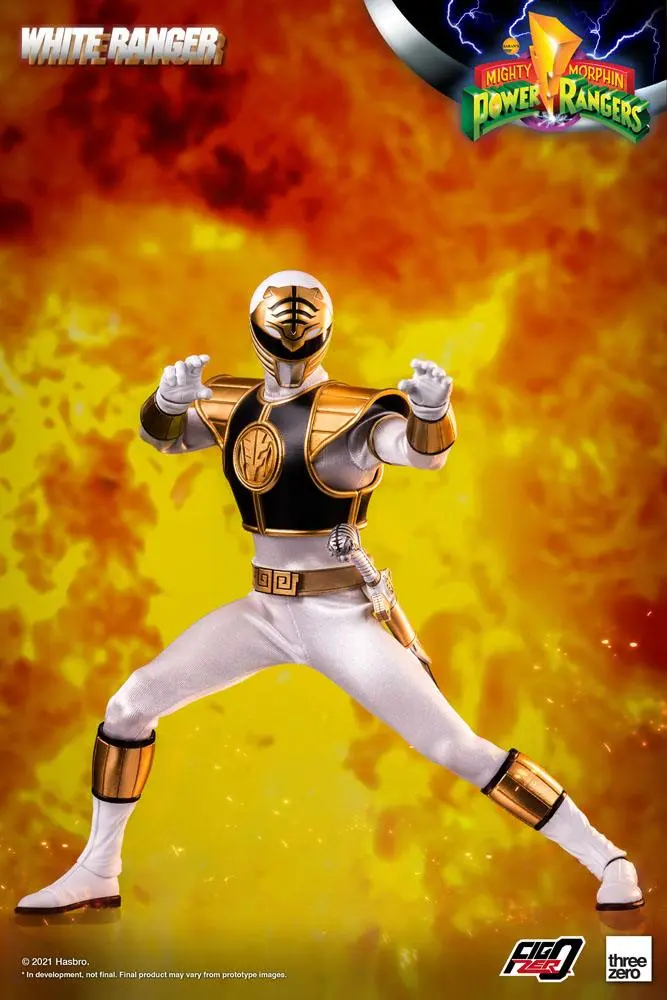 Mighty Morphin Power Rangers FigZero akciófigura 1/6 White Ranger 30 cm termékfotó