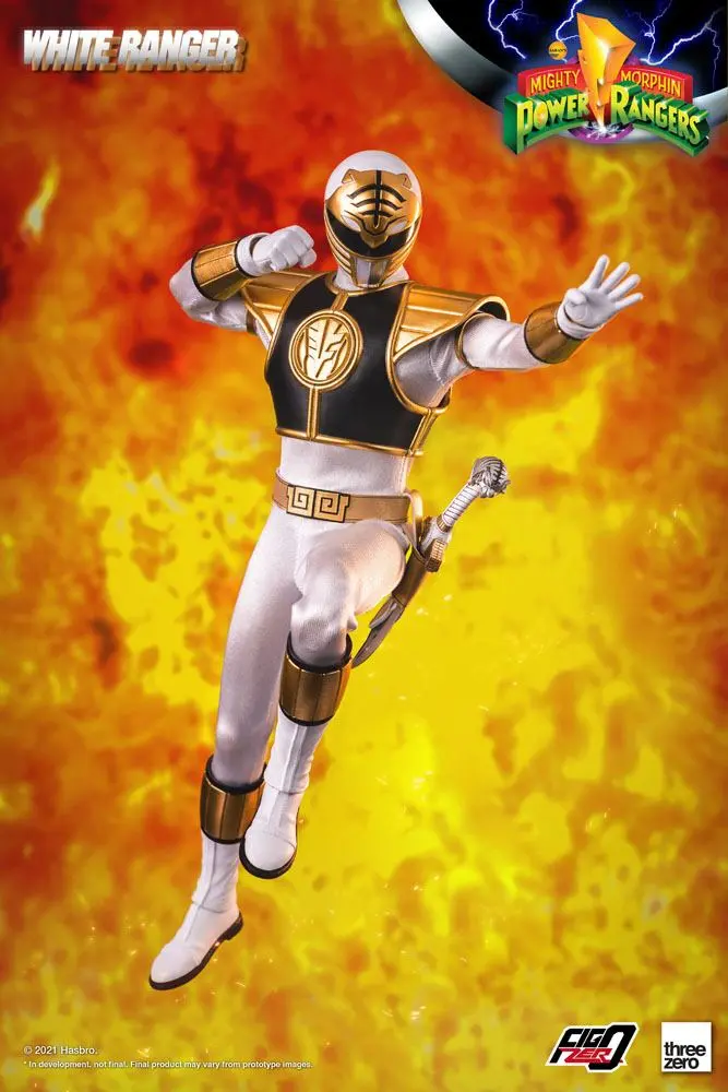 Mighty Morphin Power Rangers FigZero akciófigura 1/6 White Ranger 30 cm termékfotó