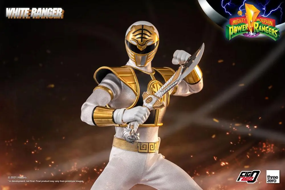 Mighty Morphin Power Rangers FigZero akciófigura 1/6 White Ranger 30 cm termékfotó