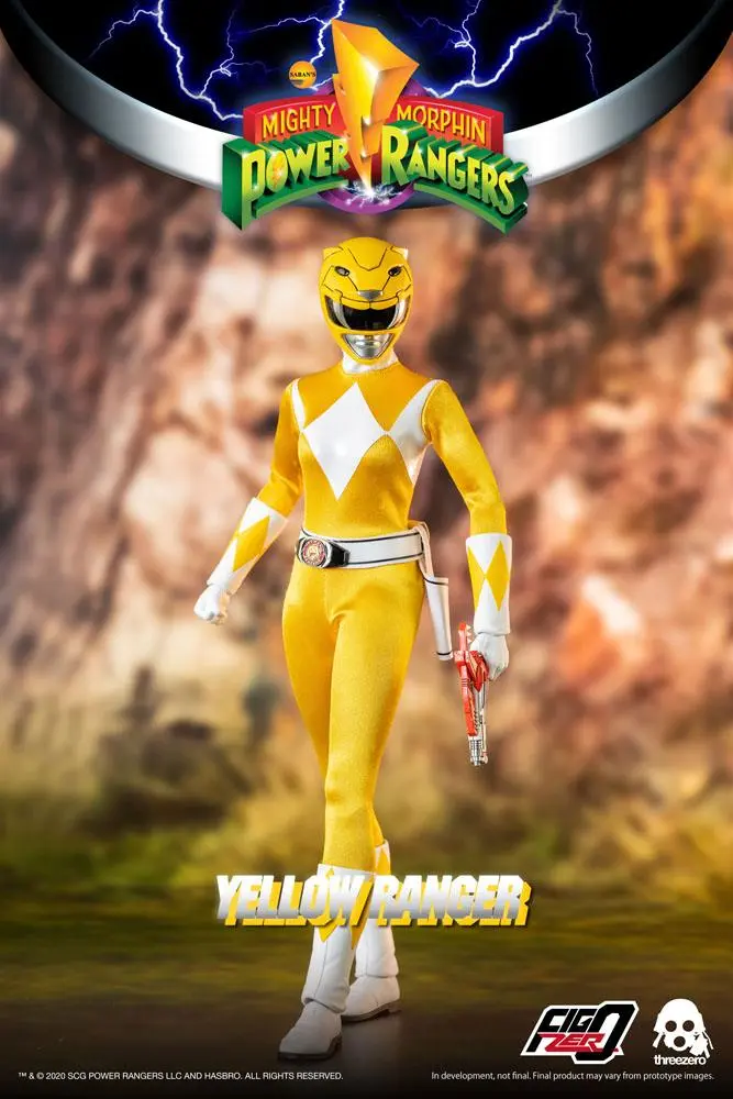 Mighty Morphin Power Rangers FigZero akciófigura 1/6 Yellow Ranger 30 cm termékfotó