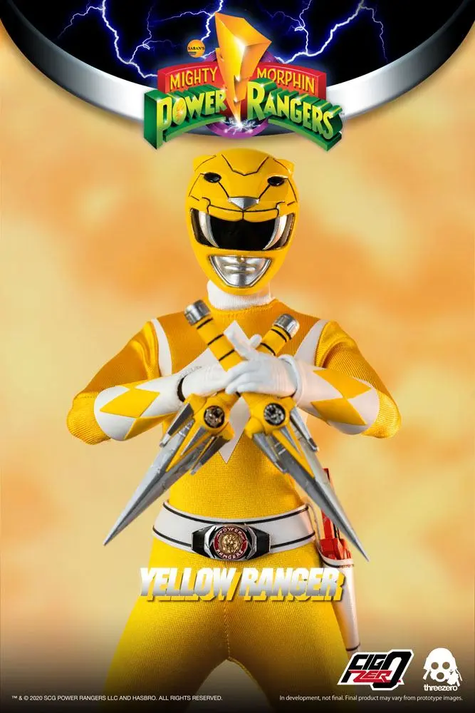 Mighty Morphin Power Rangers FigZero akciófigura 1/6 Yellow Ranger 30 cm termékfotó
