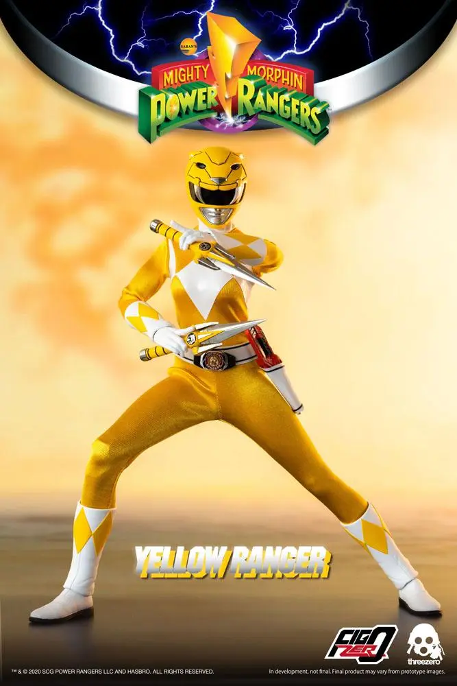 Mighty Morphin Power Rangers FigZero akciófigura 1/6 Yellow Ranger 30 cm termékfotó