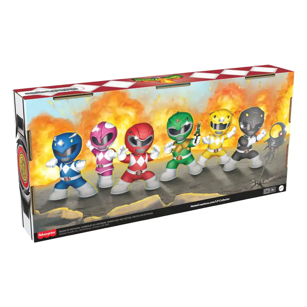 Mighty Morphin Power Rangers Fisher-Price Little People Collector 6 db-os Mini figura csomag 7 cm termékfotó