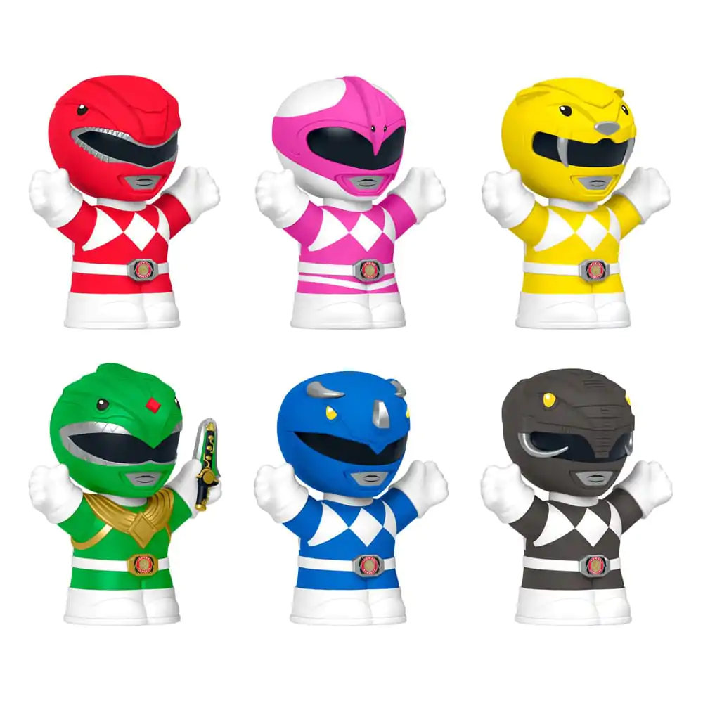 Mighty Morphin Power Rangers Fisher-Price Little People Collector 6 db-os Mini figura csomag 7 cm termékfotó