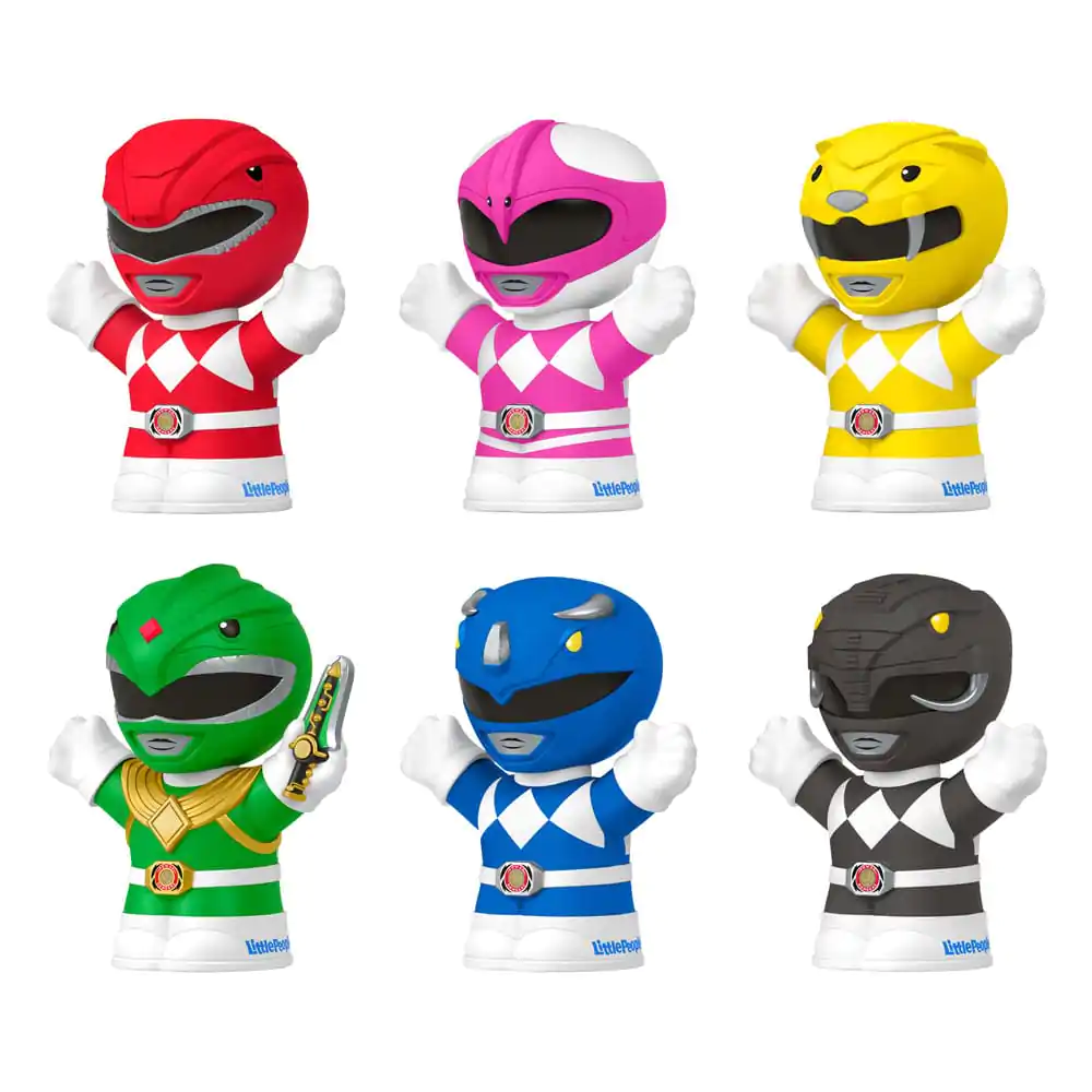 Mighty Morphin Power Rangers Fisher-Price Little People Collector 6 db-os Mini figura csomag 7 cm termékfotó