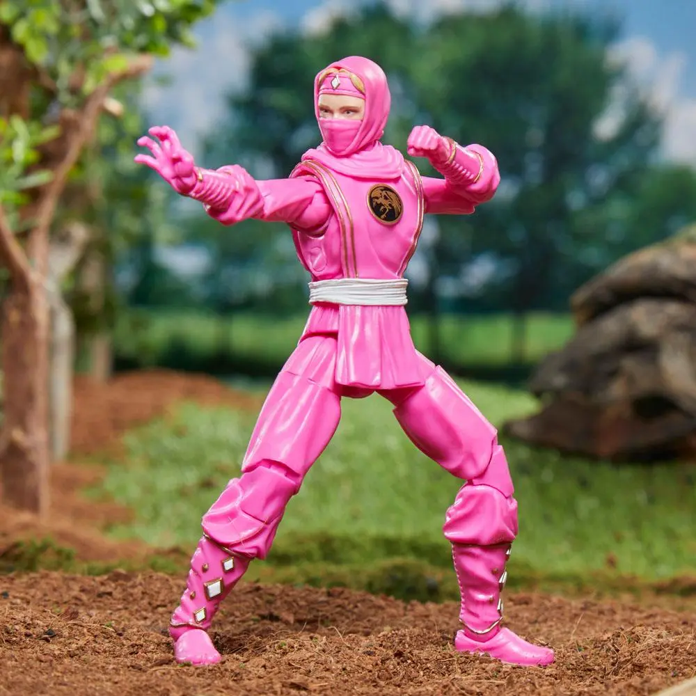 Mighty Morphin Power Rangers Lightning Collection Ninja Pink Ranger akciófigura 15 cm termékfotó