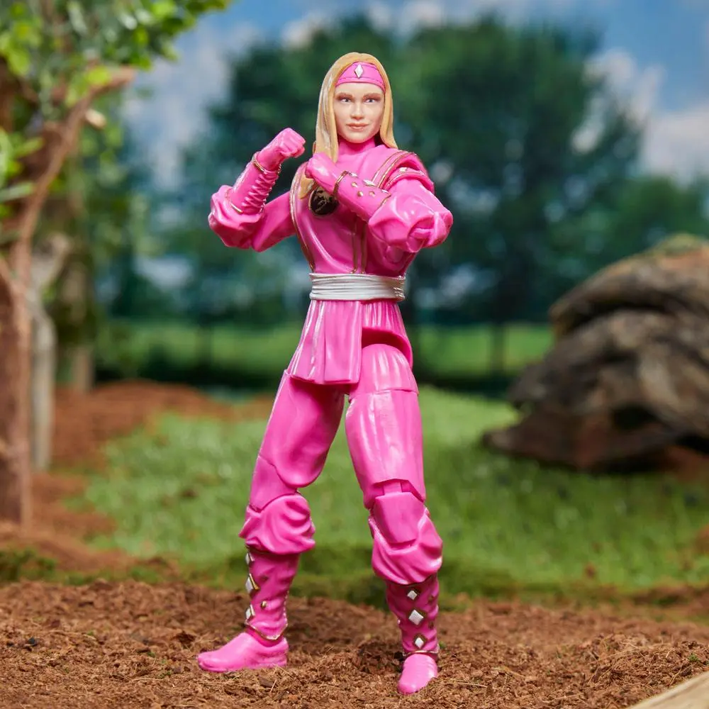 Mighty Morphin Power Rangers Lightning Collection Ninja Pink Ranger akciófigura 15 cm termékfotó
