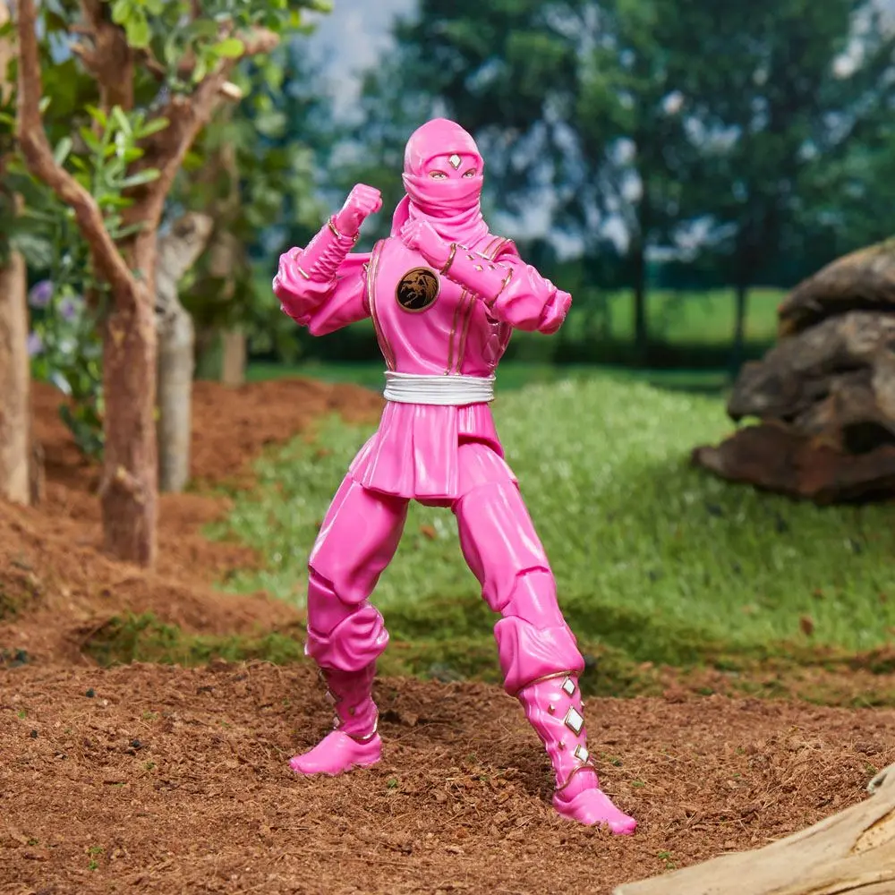 Mighty Morphin Power Rangers Lightning Collection Ninja Pink Ranger akciófigura 15 cm termékfotó