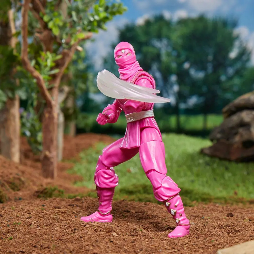 Mighty Morphin Power Rangers Lightning Collection Ninja Pink Ranger akciófigura 15 cm termékfotó