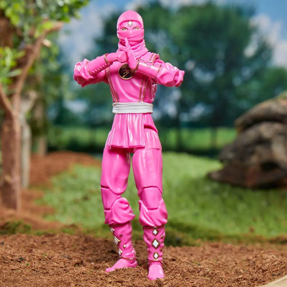 Mighty Morphin Power Rangers Lightning Collection Ninja Pink Ranger akciófigura 15 cm termékfotó