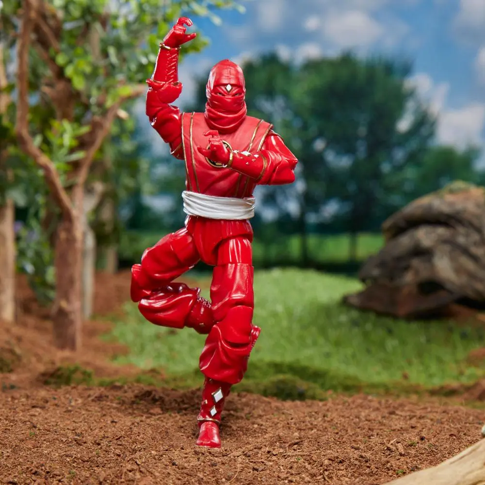Mighty Morphin Power Rangers Lightning Collection Ninja Red Ranger akciófigura 15 cm termékfotó