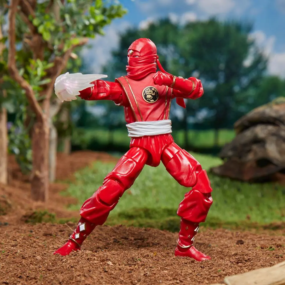 Mighty Morphin Power Rangers Lightning Collection Ninja Red Ranger akciófigura 15 cm termékfotó