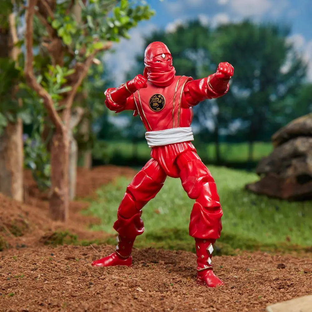 Mighty Morphin Power Rangers Lightning Collection Ninja Red Ranger akciófigura 15 cm termékfotó