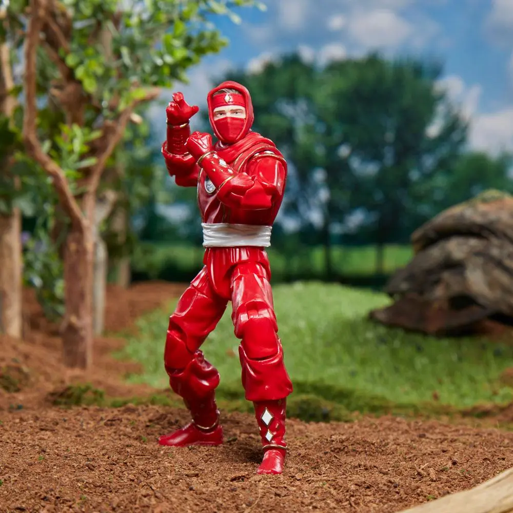 Mighty Morphin Power Rangers Lightning Collection Ninja Red Ranger akciófigura 15 cm termékfotó