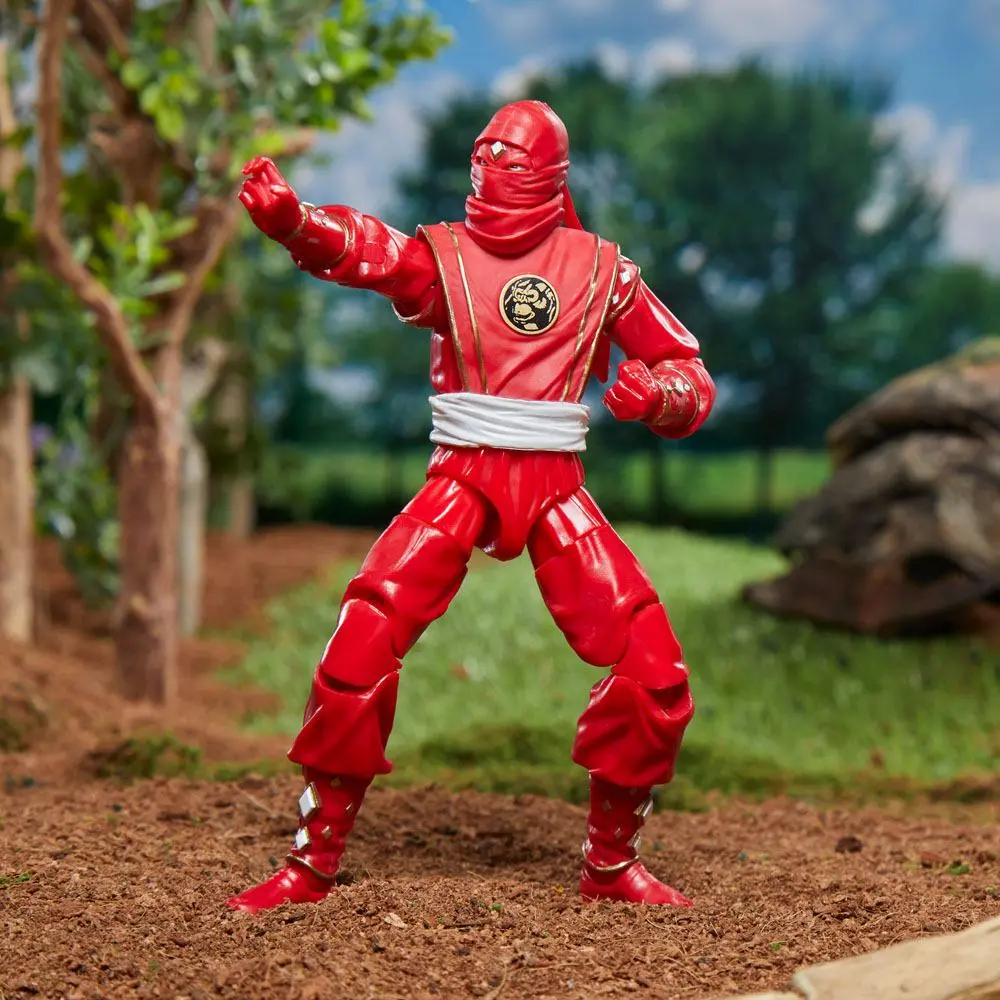 Mighty Morphin Power Rangers Lightning Collection Ninja Red Ranger akciófigura 15 cm termékfotó