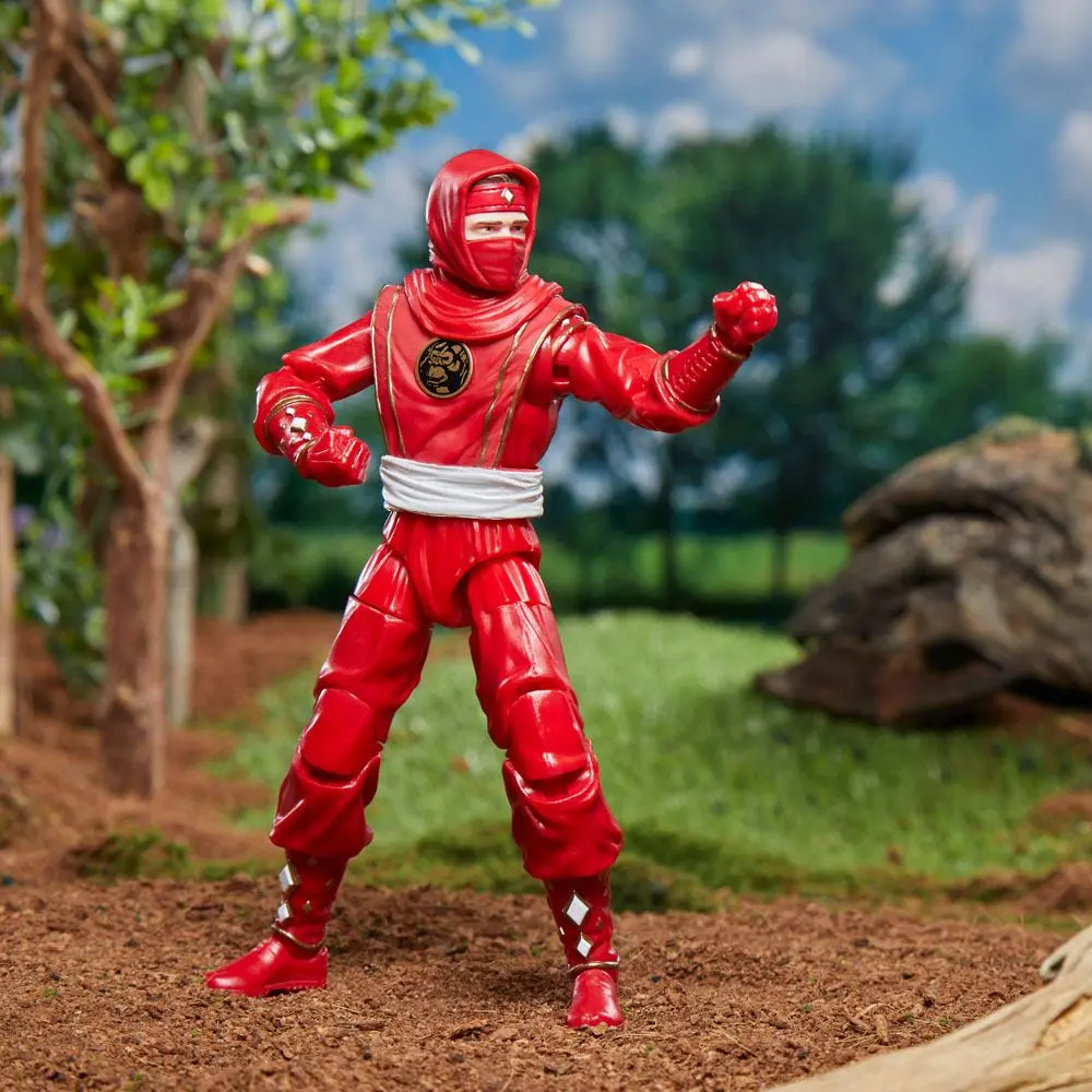 Mighty Morphin Power Rangers Lightning Collection Ninja Red Ranger akciófigura 15 cm termékfotó