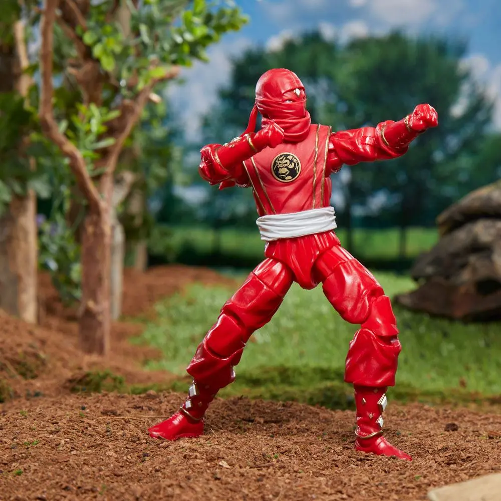 Mighty Morphin Power Rangers Lightning Collection Ninja Red Ranger akciófigura 15 cm termékfotó