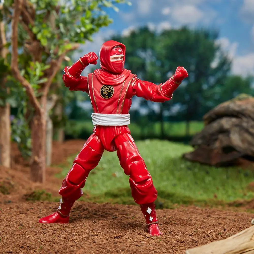 Mighty Morphin Power Rangers Lightning Collection Ninja Red Ranger akciófigura 15 cm termékfotó