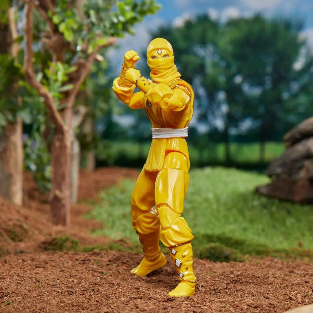 Mighty Morphin Power Rangers Lightning Collection Ninja Yellow Ranger akciófigura 15 cm termékfotó