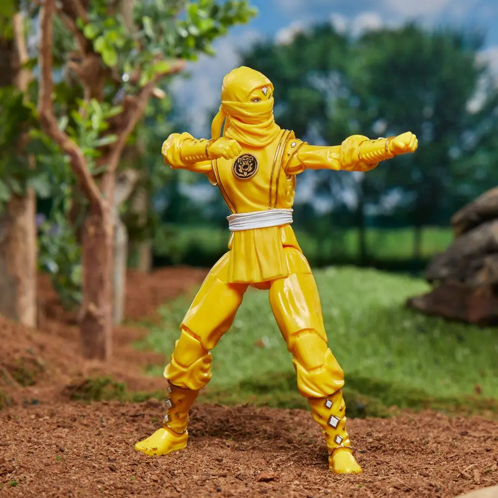 Mighty Morphin Power Rangers Lightning Collection Ninja Yellow Ranger akciófigura 15 cm termékfotó