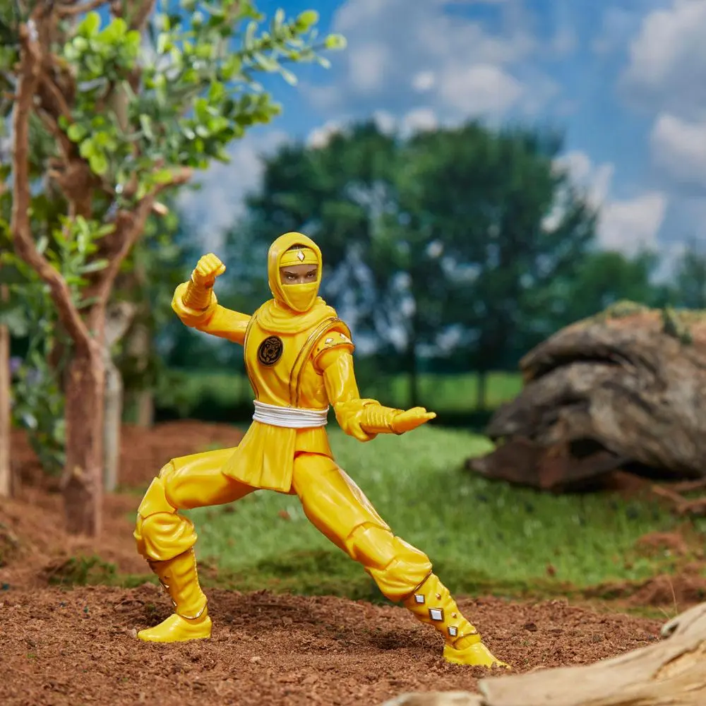 Mighty Morphin Power Rangers Lightning Collection Ninja Yellow Ranger akciófigura 15 cm termékfotó