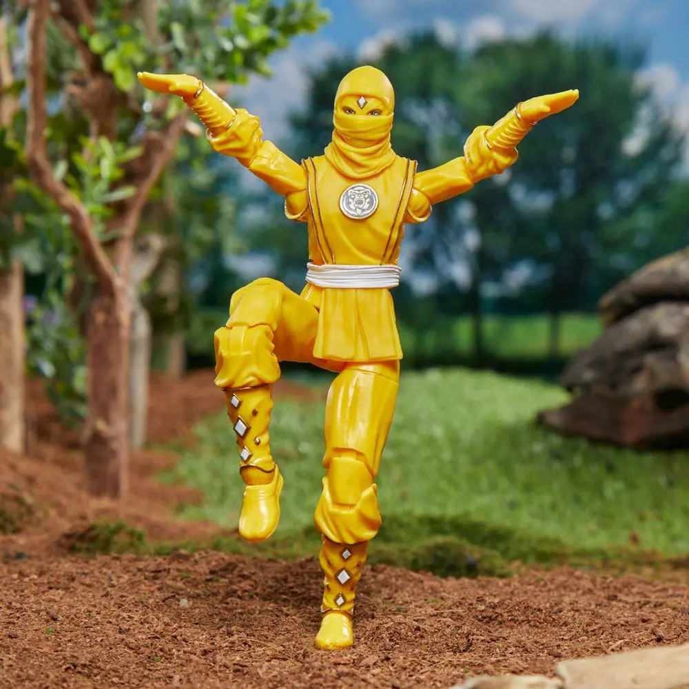 Mighty Morphin Power Rangers Lightning Collection Ninja Yellow Ranger akciófigura 15 cm termékfotó