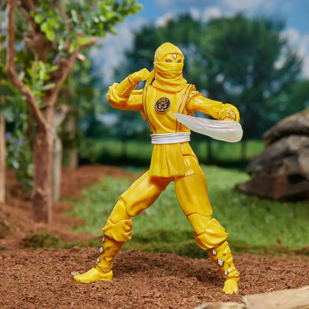 Mighty Morphin Power Rangers Lightning Collection Ninja Yellow Ranger akciófigura 15 cm termékfotó