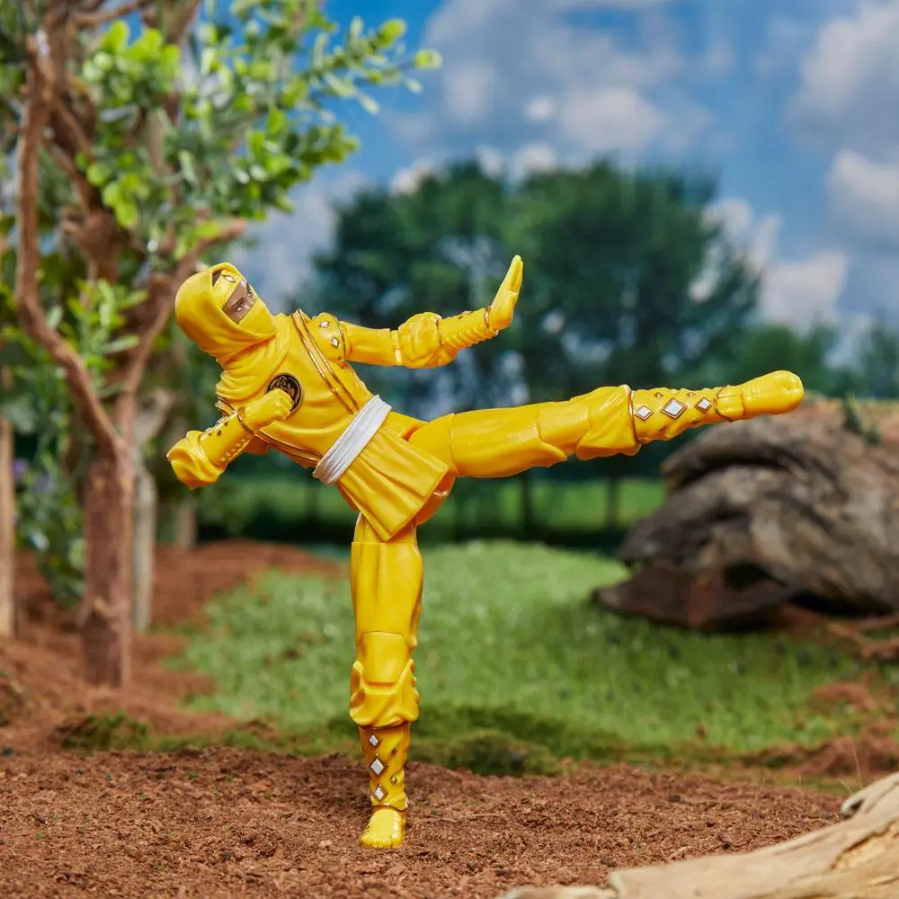 Mighty Morphin Power Rangers Lightning Collection Ninja Yellow Ranger akciófigura 15 cm termékfotó