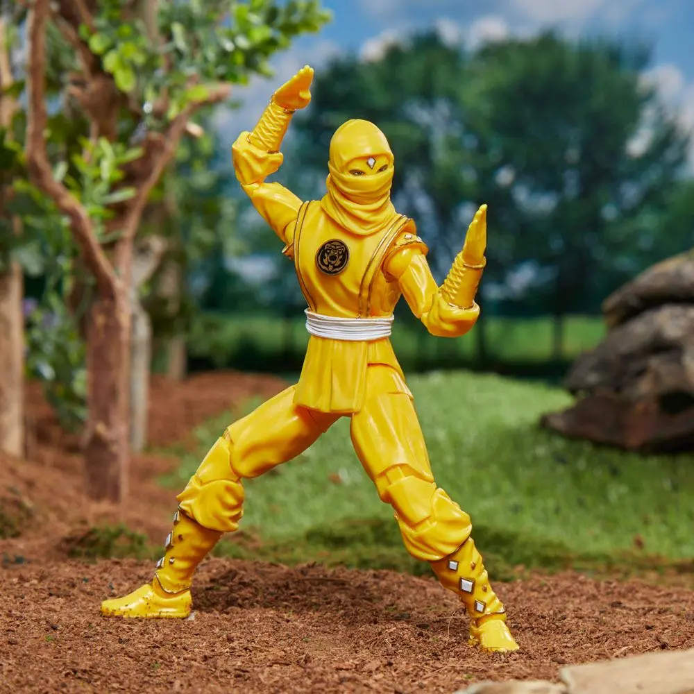 Mighty Morphin Power Rangers Lightning Collection Ninja Yellow Ranger akciófigura 15 cm termékfotó
