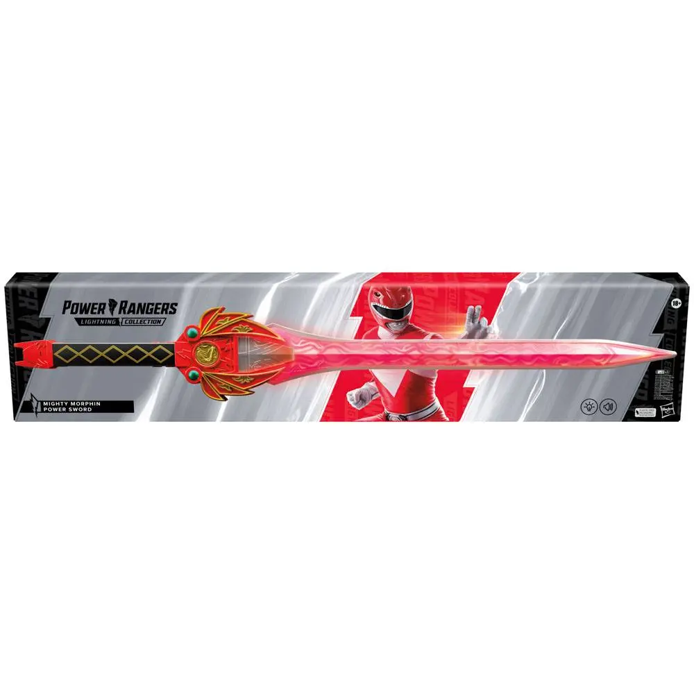 Mighty Morphin Power Rangers Lightning Collection Premuim Roleplay 2022 Red Ranger Power Sword replika termékfotó