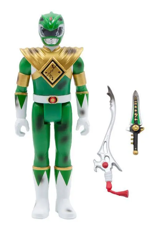 Mighty Morphin Power Rangers ReAction Green Ranger (Battle Damaged) akciófigura 10 cm termékfotó