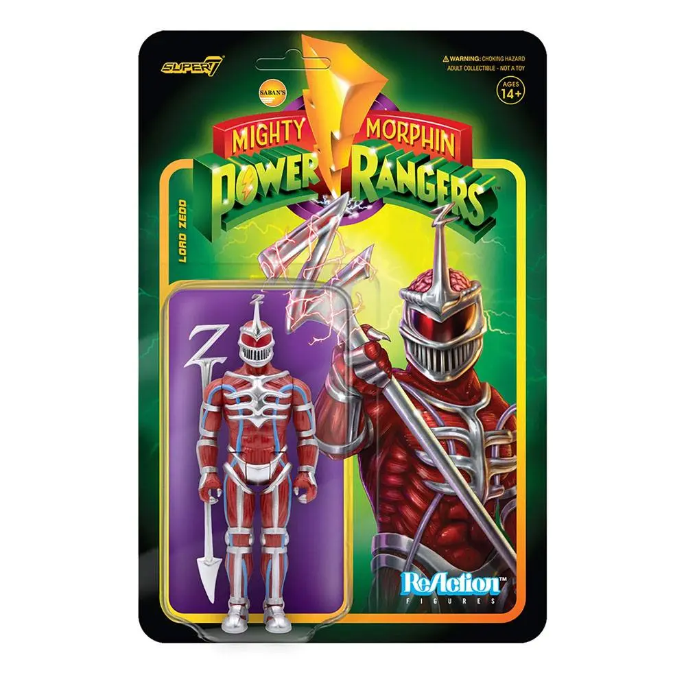 Mighty Morphin Power Rangers ReAction Lord Zedd akciófigura 10 cm termékfotó
