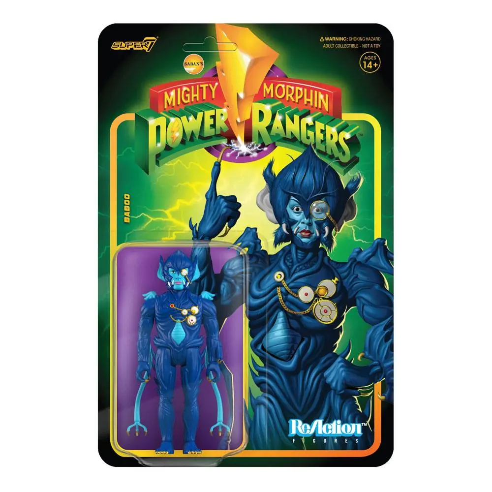Mighty Morphin Power Rangers ReAction Wave 3 Baboo akciófigura 10 cm termékfotó