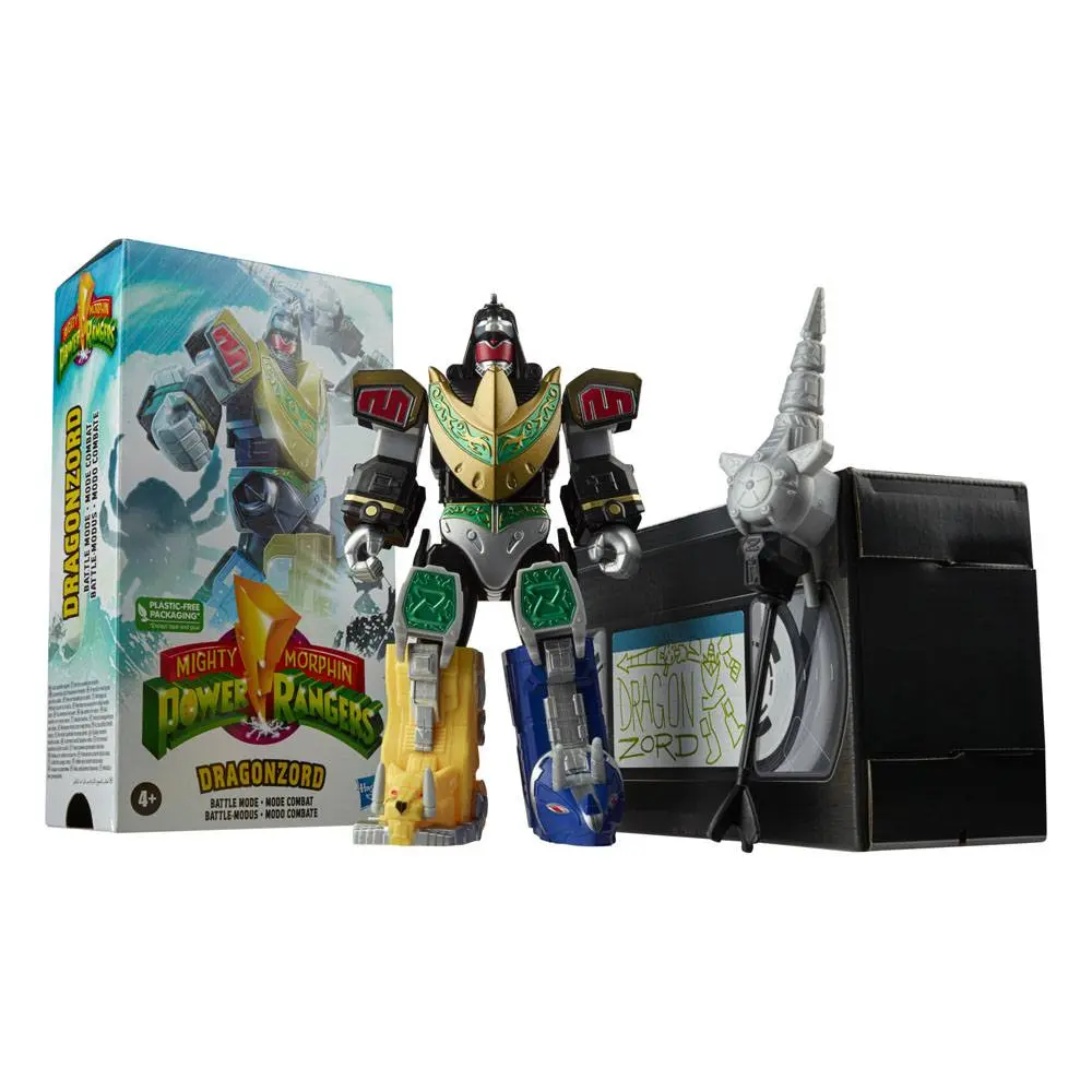 Mighty Morphin Power Rangers Retro Style 2022 White Tigerzord Warrior Mode akciófigura 18 cm termékfotó