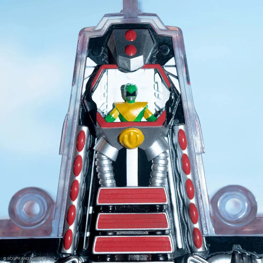 Mighty Morphin Power Rangers Super Cyborg Dragonzord (Clear) akciófigura 28 cm termékfotó