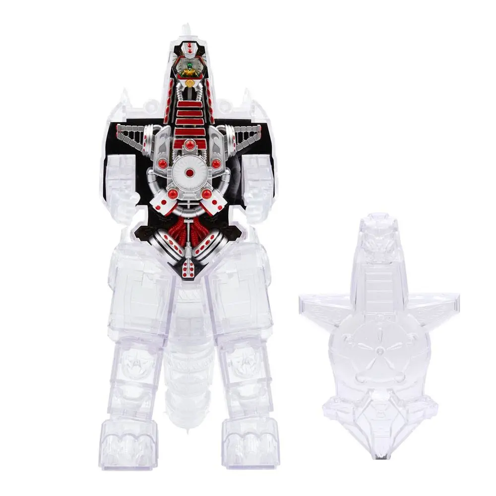 Mighty Morphin Power Rangers Super Cyborg Dragonzord (Clear) akciófigura 28 cm termékfotó