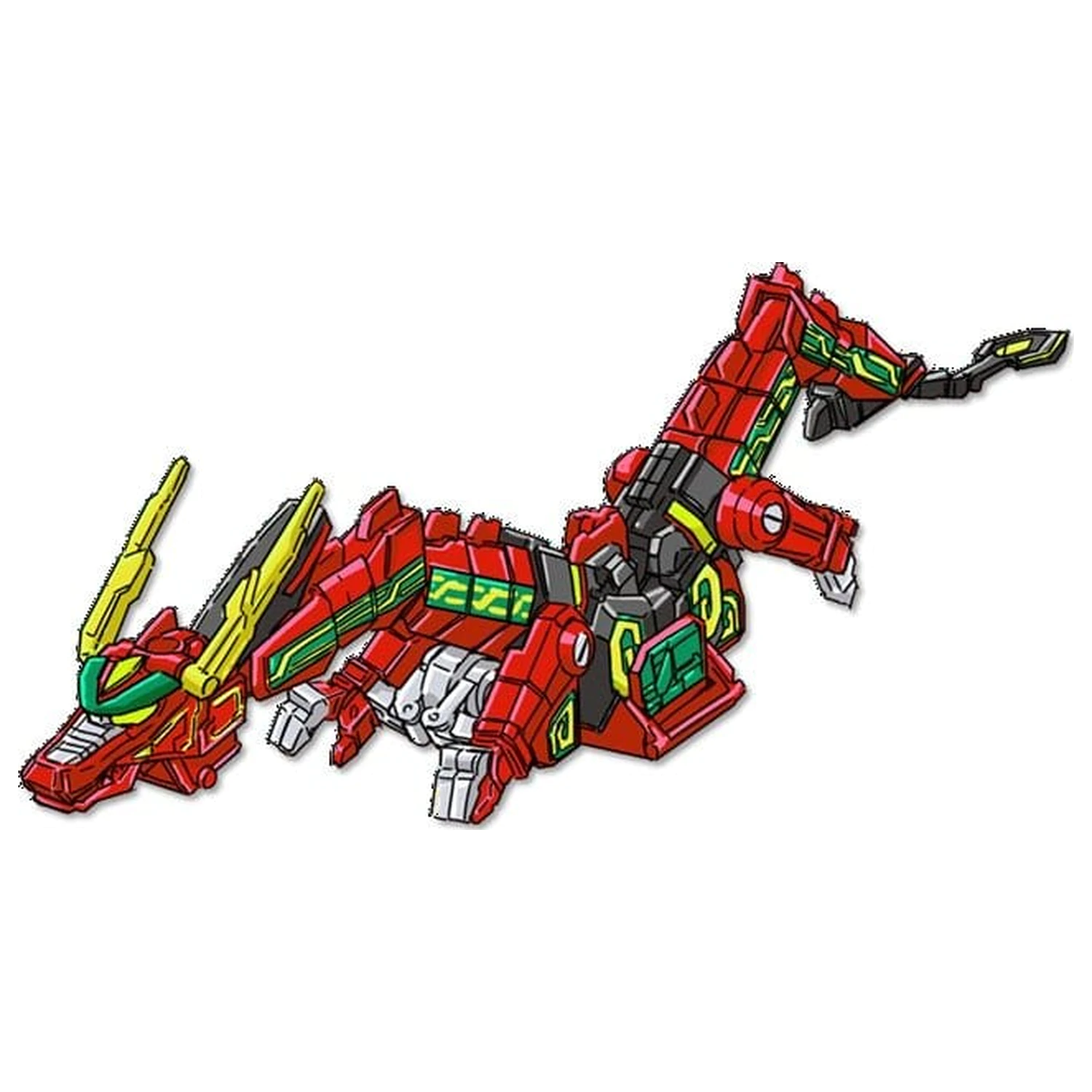 Mighty Morphin Power Rangers Thunderzord akciófigura Red Dragon termékfotó