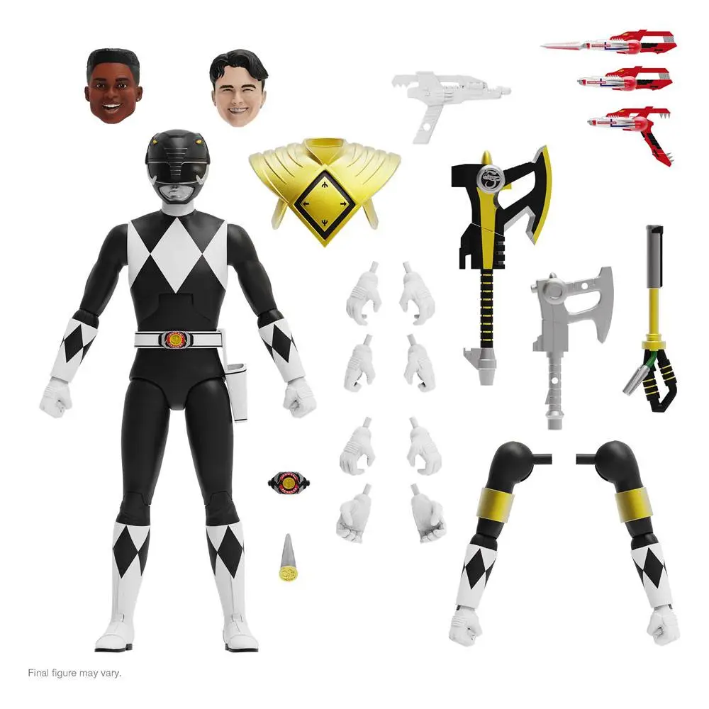 Mighty Morphin Power Rangers Ultimates Action Figure Black Ranger 18 cm termékfotó