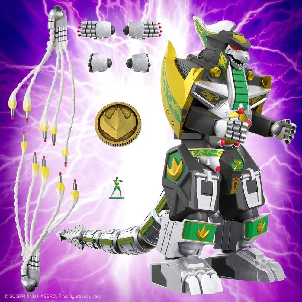 Mighty Morphin Power Rangers Ultimates Dragonzord akciófigura 23 cm termékfotó