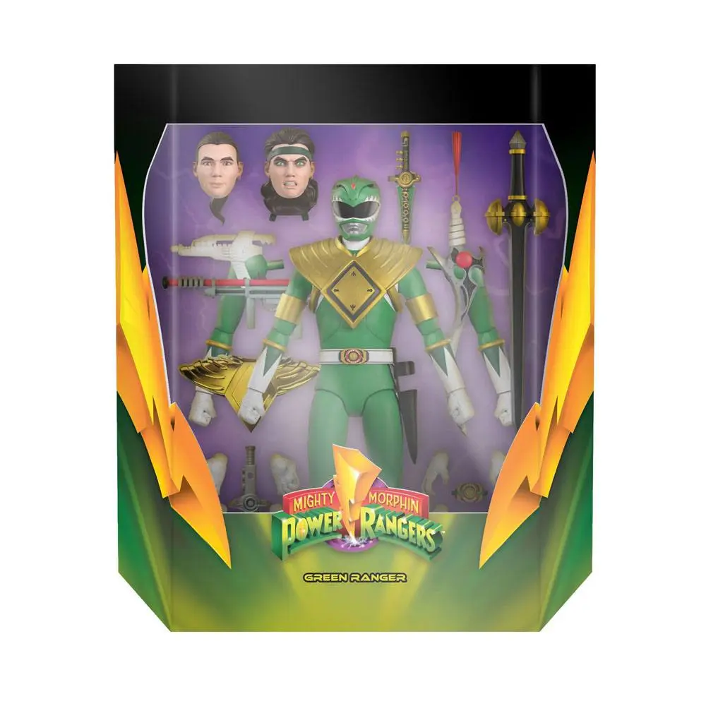 Mighty Morphin Power Rangers Ultimates Green Ranger akciófigura 18 cm termékfotó