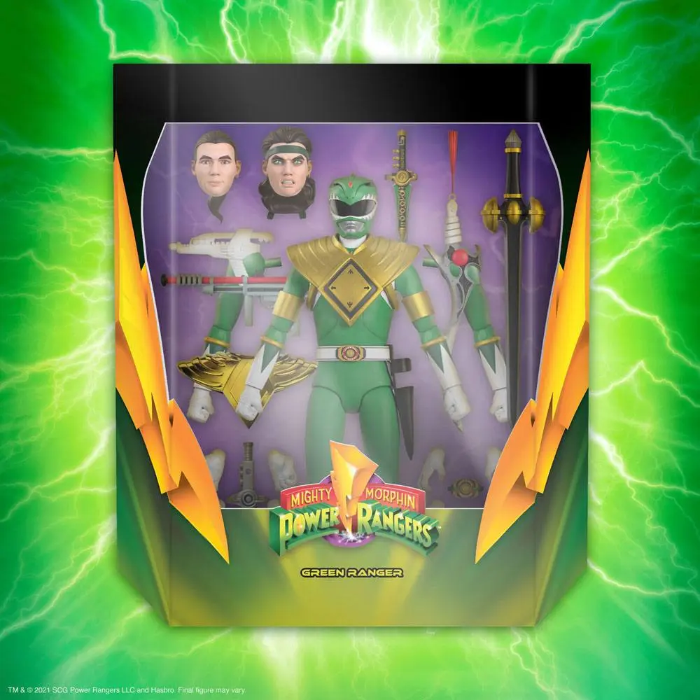 Mighty Morphin Power Rangers Ultimates Green Ranger akciófigura 18 cm termékfotó