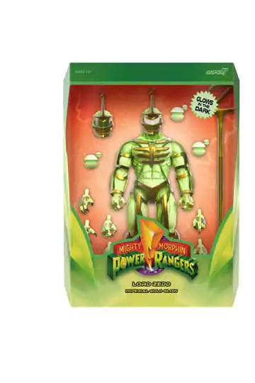 Mighty Morphin Power Rangers Ultimates! Lord Zedd Imperial Gold Glow akciófigura 18 cm termékfotó