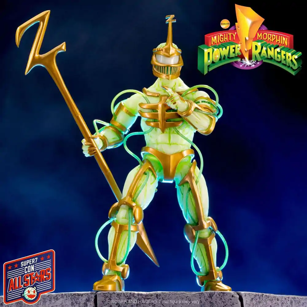 Mighty Morphin Power Rangers Ultimates! Lord Zedd Imperial Gold Glow akciófigura 18 cm termékfotó
